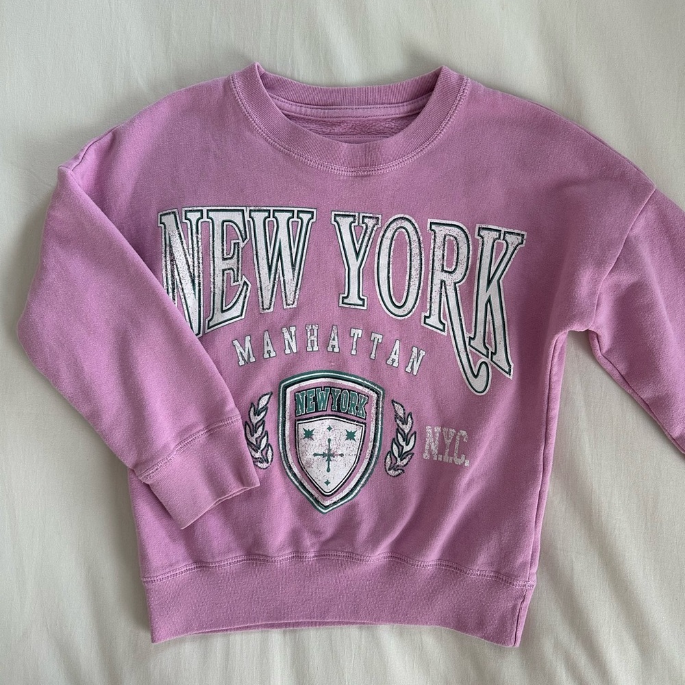 Abercrombie Kids Purple New York Manhattan Sweatshirt
